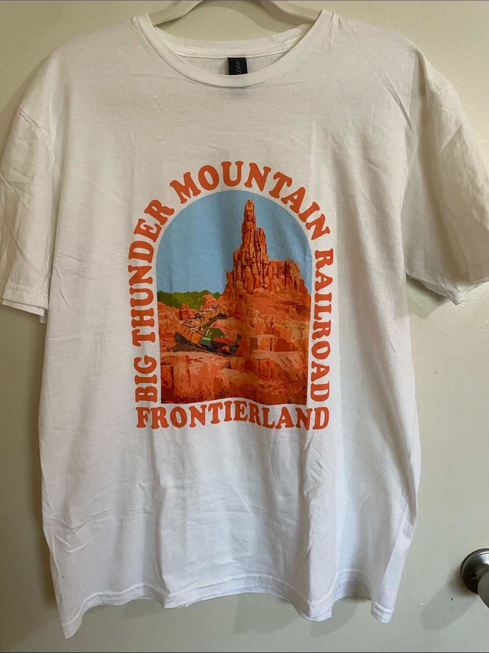 Disneyland Big Thunder Mountain Railroad Frontierland Graphic Tee - Picture 1 of 3